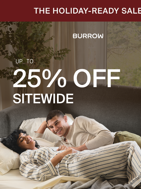 burrow newsletter: Up to 25% Off the BEST of the BEST