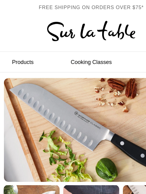 surlatable newsletter: Looking for one knife that really can do it all?