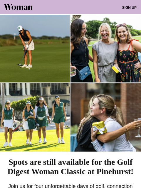 golfdigest newsletter: Join us at the Golf Digest Woman Classic