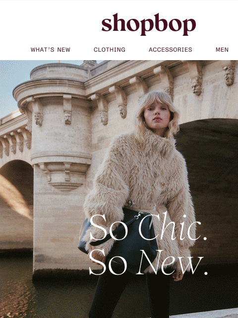 shopbop-mail newsletter: In with the NEW