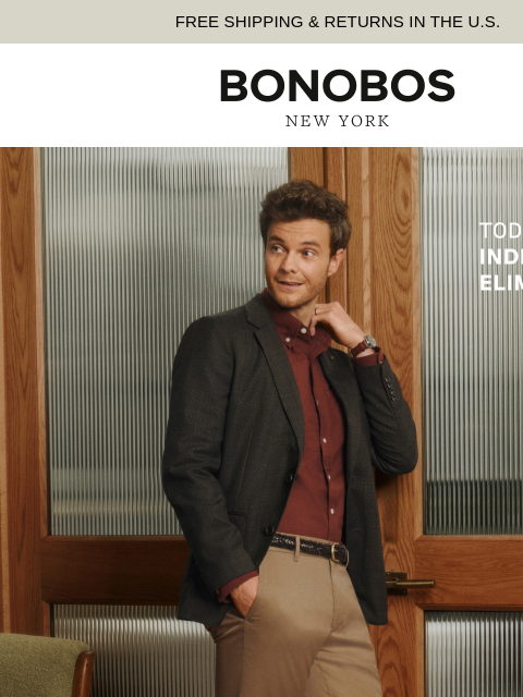 bonobos newsletter: The Work Pants Guys Are Raving About