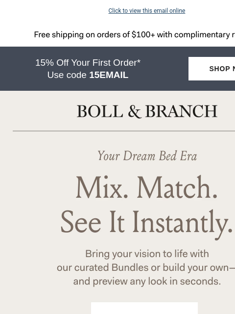 bollandbranch newsletter: See any combination in seconds