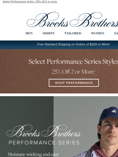 brooksbrothers newsletter: The Performance Oxford & more polished layers
