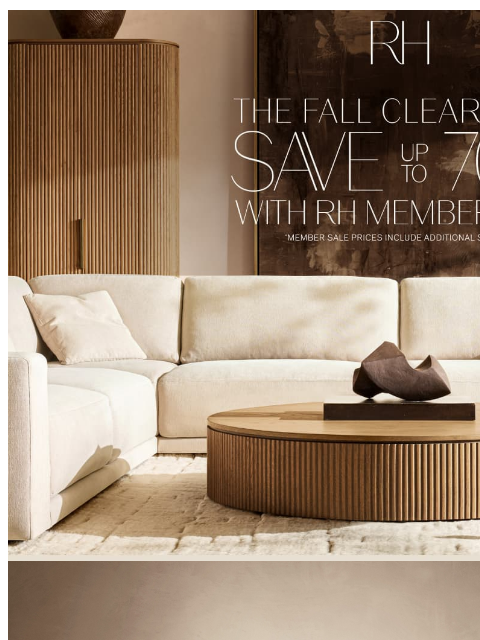 rh newsletter: The Byron Collection. Select Items on Sale for a L...
