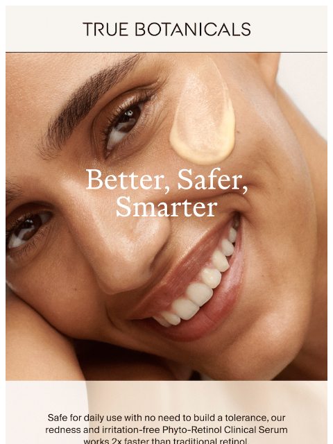 truebotanicals newsletter: Retinol Results Without The Redness