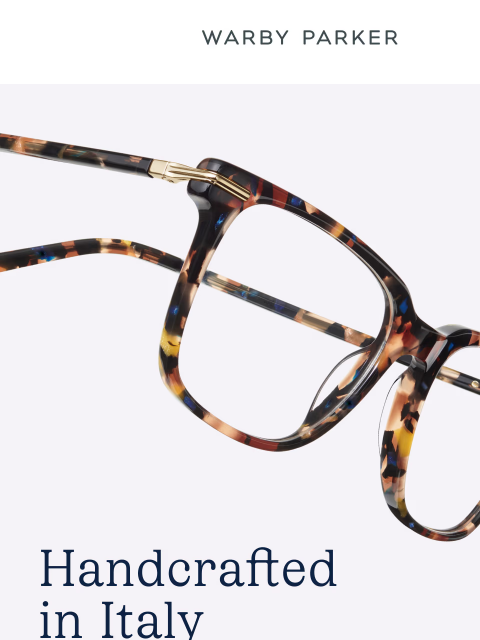 warbyparker newsletter: The Italian way