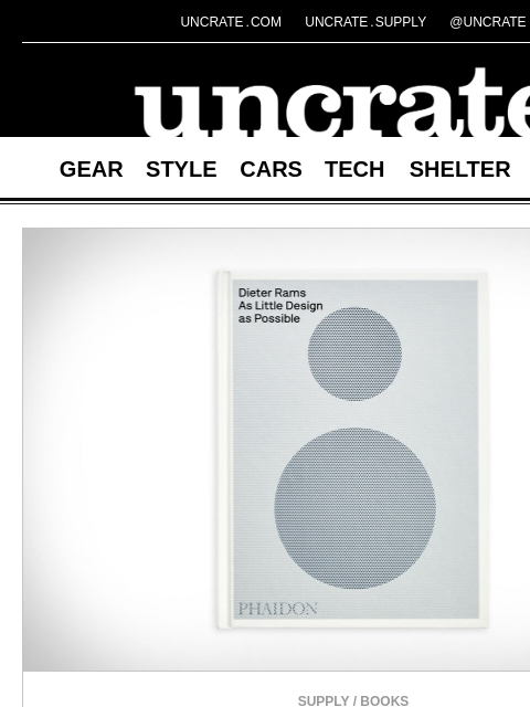 Uncrate Supply Leica Sofort 2 Instant Camera Leica Sofort 2 Instant Camera / $398 New Balance 997H Classic Grey New Balance 997H Classic Grey / $110 $79 Viski Smoke Double Old Fashioned Glass Set Viski