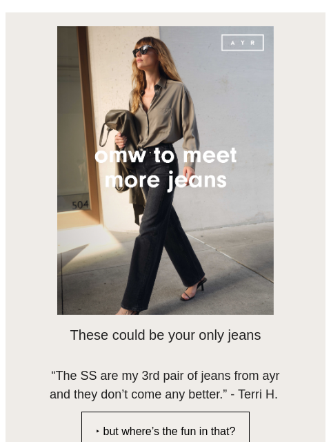 You can have as many pairs of jeans as you like ͏ ͏ ͏ ͏ ͏ ͏ ͏ ͏ ͏ ͏ ͏ ͏ ͏ ͏ ͏ ͏ ͏ ͏ ͏ ͏ ͏ ͏ ͏ ͏ ͏ ͏ ͏ ͏ ͏ ͏ ͏ ͏ ͏ ͏ ͏ ͏ ͏ ͏ ͏ ͏ ͏ ͏ ͏ ͏ ͏ ͏ ͏ ͏ ͏ ͏ ͏ ͏ ͏ ͏ ͏ ͏ ͏ ͏ ͏ ͏ ͏ ͏ ͏ ͏ ͏ ͏ ͏ ͏ ͏ ͏ ͏ ͏ ͏ ͏ ͏ ͏ ͏