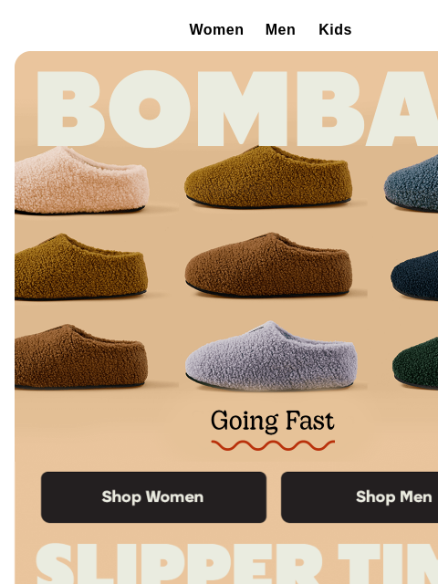 bombas newsletter: New Slippers Are Going Fast