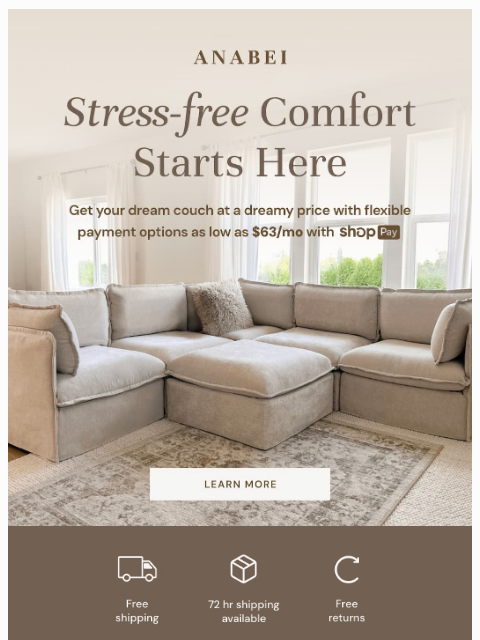 anabei newsletter: Financing available today  ✅