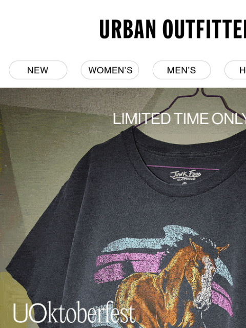 urbanoutfitters newsletter: cheers! 🍻 30% off beer graphics