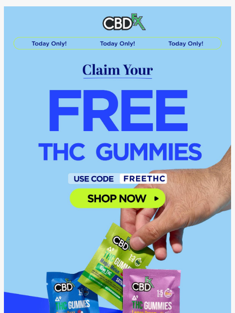 cbdfx newsletter: π¨ Claim your Free THC, no strings attached