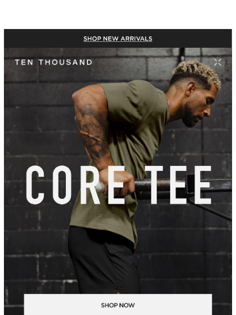 tenthousand newsletter: Fall Exclusive: Dark Olive Core Tee