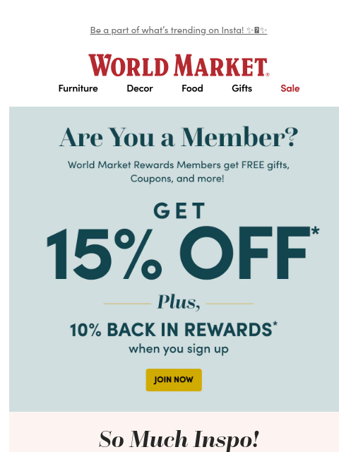 emailworldmarket newsletter: 👉 EXCLUSIVE! Member-only deals INSIDE. 👉