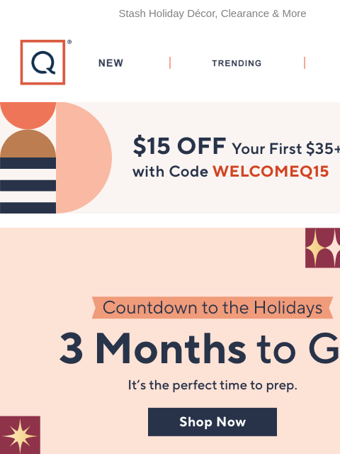 qvcemail newsletter: 3 Months to Go! It's Time to Prep