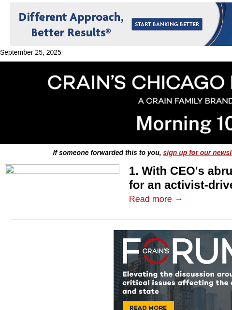 crainalerts newsletter: Portillo's faces a reset