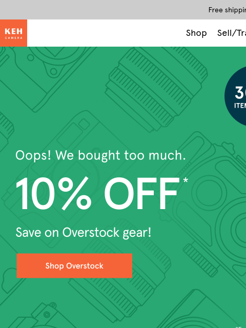 keh newsletter: ❗48 hours left to save 10%❗