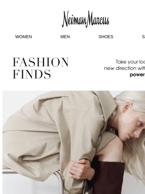 neimanmarcus newsletter: Fashion Finds: Power Boots