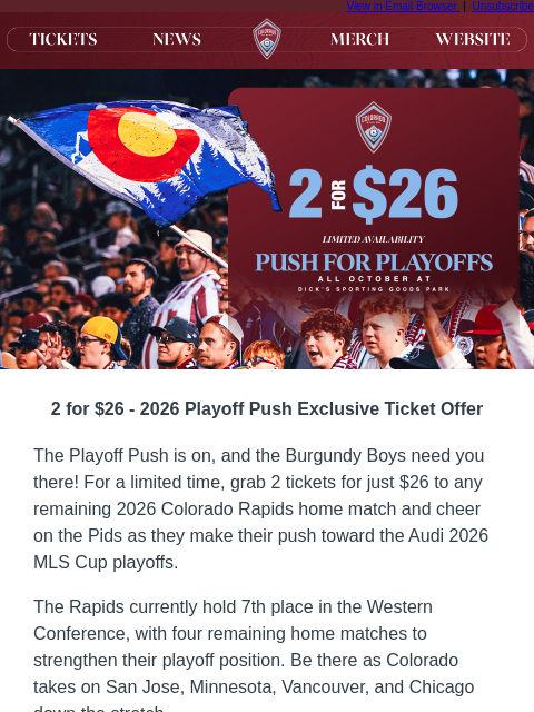 thecoloradorapids newsletter: Monthly Rapidfire: Inside The Rapids’ Universe