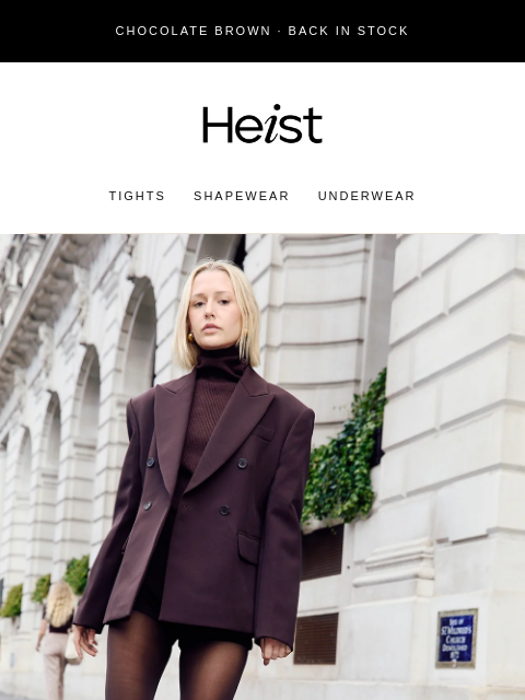 heist-studios newsletter: Chocolate brown is back