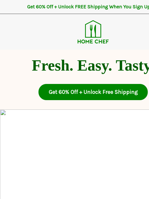 homechef newsletter: Knock, knock 🏡 Easy-prep meals are waiting