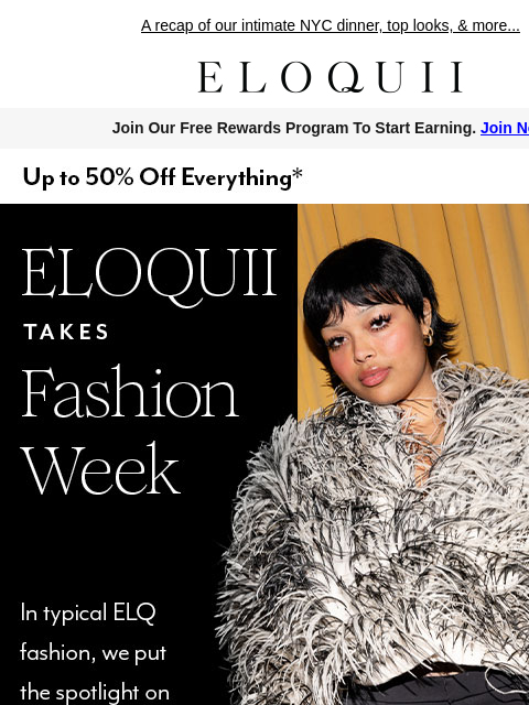 eloquii newsletter: ELOQUII takes Fashion Week 📸