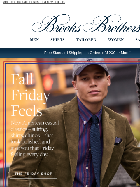 brooksbrothers newsletter: Fall Friday vibes