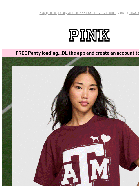 vspink newsletter: NEW Styles with Spirit & Sparkle ✨📣