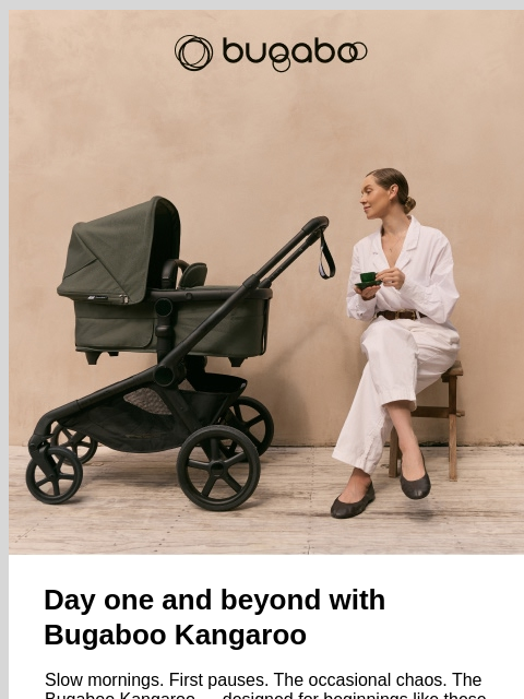bugaboo newsletter: Day one and beyond with Bugaboo Kangaroo