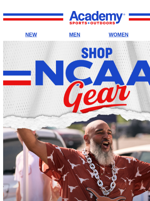 academy newsletter: Grills + MORE for Tailgate Greatness