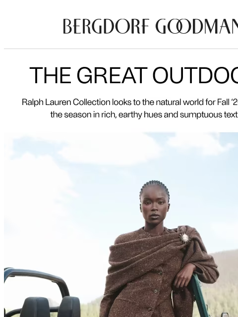 bergdorfgoodman newsletter: Spotlight: Ralph Lauren Collection Fall ’26