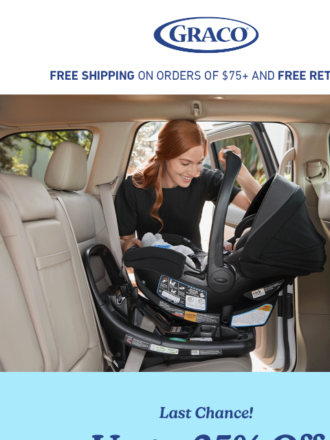 gracobaby newsletter: Still Time for Up to 25% Off 🧡