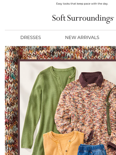 softsurroundings newsletter: New Fall Styles. Ready to Go.