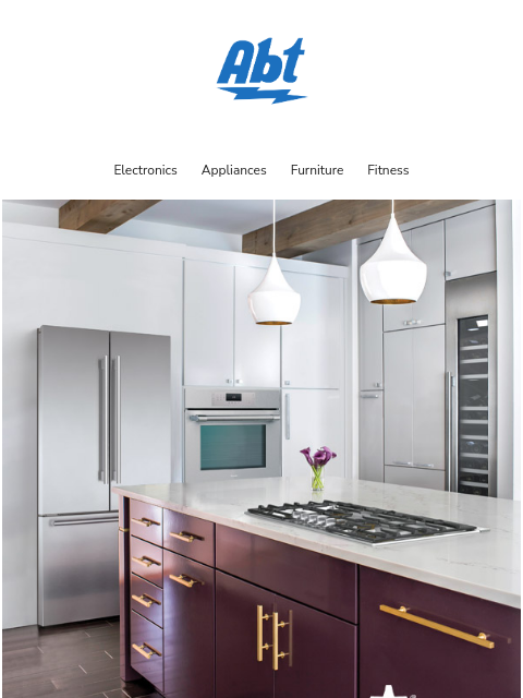 Discover high-end kitchen solutions crafted for elegance and performance, all while staying within your budget. Transform your cooking experience with Thermador. Abt-Logo Electronics Appliances