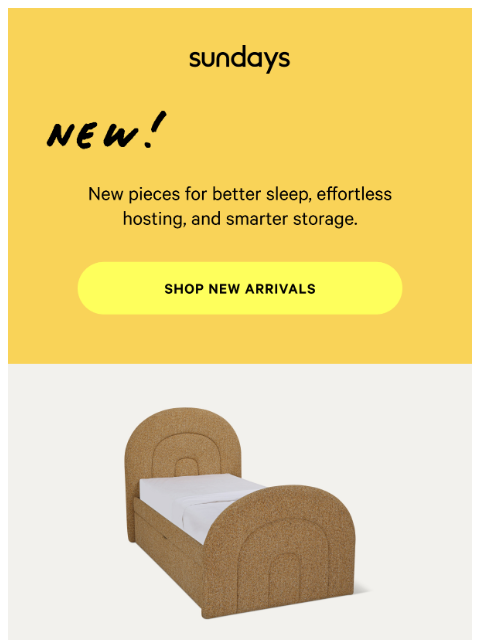 sundays-company newsletter: New Fall pieces are here