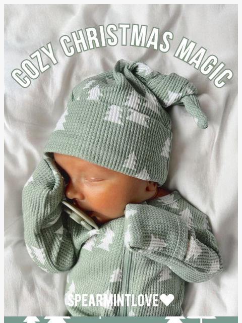 spearmintlove newsletter: NEW: Cozy Up for Christmas with New Waffle 🌲