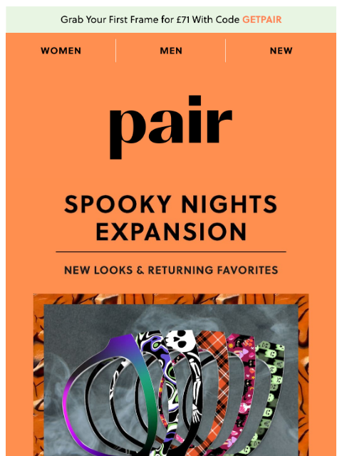paireyewear newsletter: Spooky Nights EXPANSION 🎃