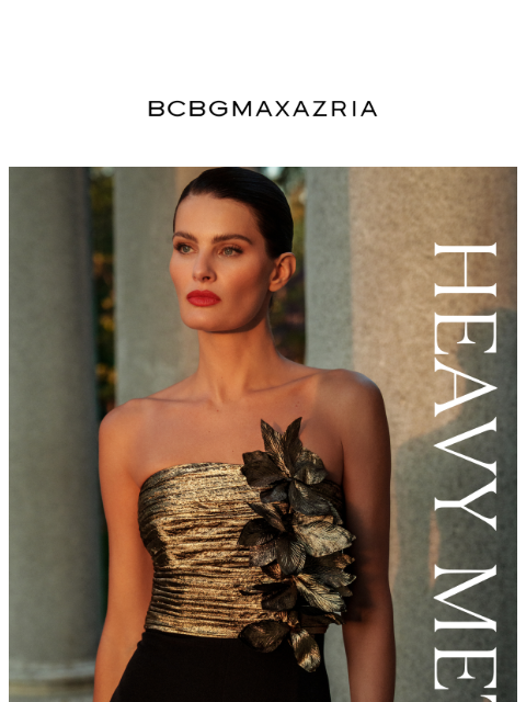 bcbg newsletter: It's Giving Gold