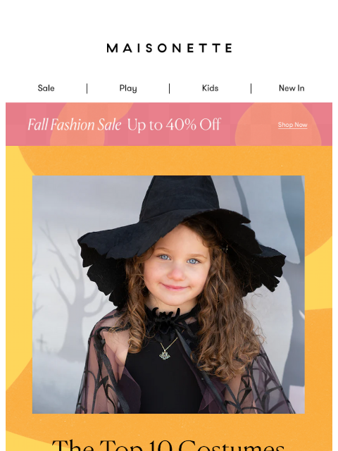 maisonette newsletter: The Halloween Edit: Our Top 10 Picks