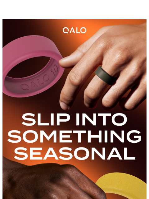 qalo newsletter: Style Your Smart Ring For Fall 🍁
