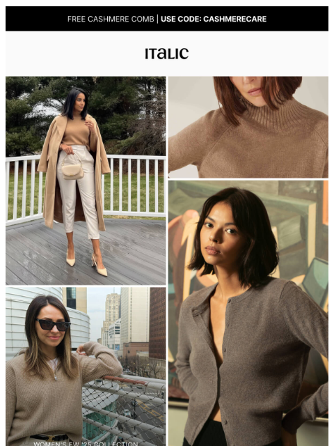 italic newsletter: NEW: Meet the Fall Hues Collection