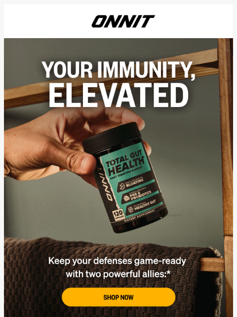 onnit newsletter: Strengthen from the inside out