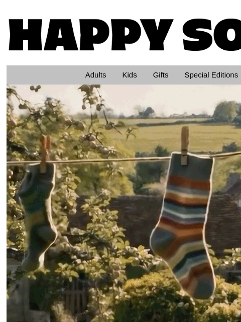 happysocks newsletter: Lost Socks—Mystery Solved!