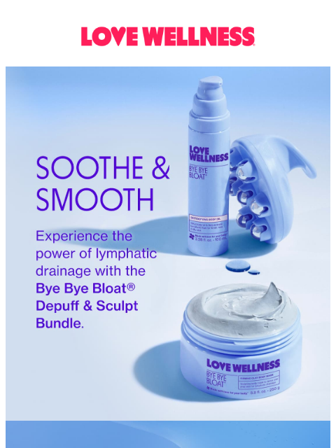 lovewellness newsletter: How we bring the spa home 💆