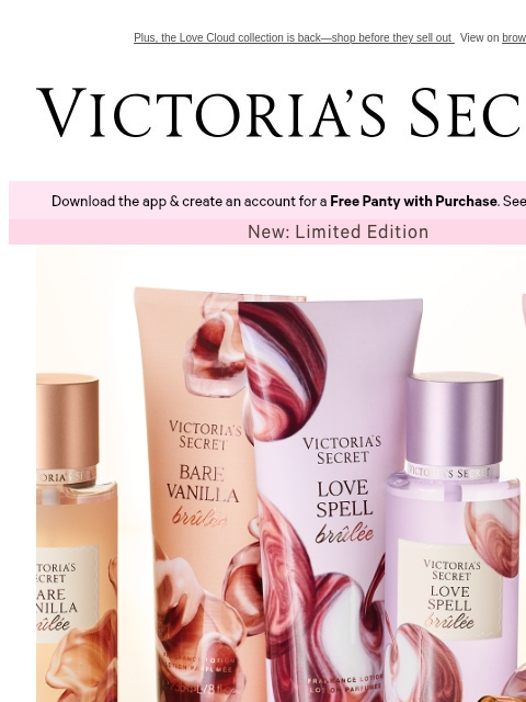 victoriassecret newsletter: Fill Your Fall Cart: $6 Mists