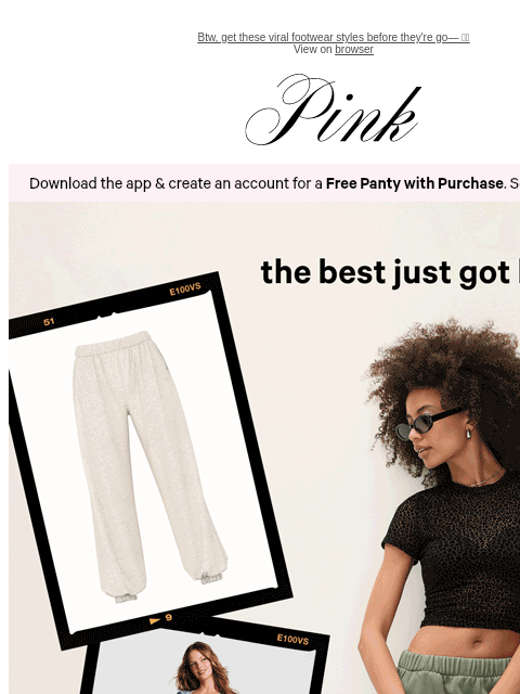 vspink newsletter: Wait, These New Colors Are So Cute...