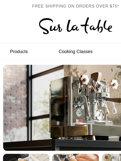 surlatable newsletter: Espresso enthusiast? You'll want to see this.