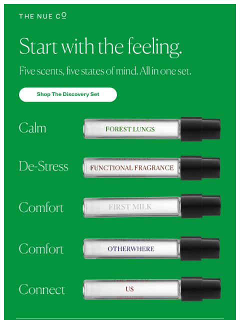 thenueco newsletter: Which feeling do you need?