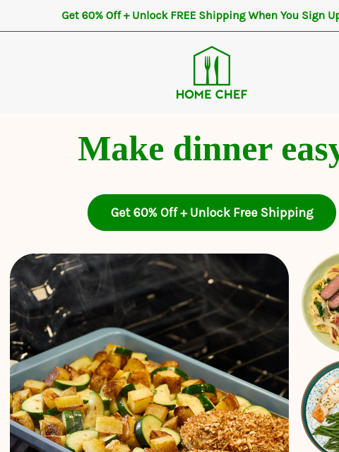 homechef newsletter: Whatever you’re craving, Home Chef has a meal for ...