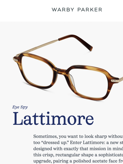 warbyparker newsletter: Problem solved